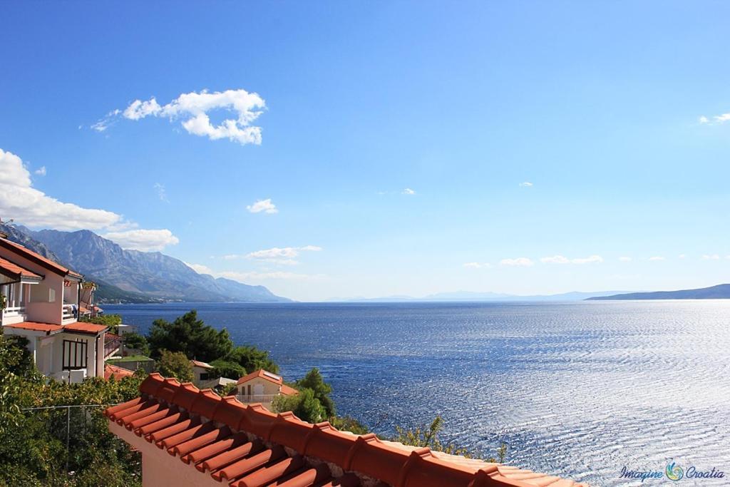 Studio Apartment In Pisak With Sea View, Balcony, Air Conditioning, Wi-Fi Eksteriør billede